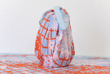 Load image into Gallery viewer, furoshiki gift wrap in blue red pink
