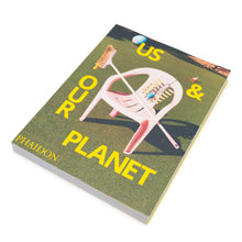 Load image into Gallery viewer, Us &amp; Our Planet: This Is How We Live by IKEA sustainable living book with illustrated cover exploring climate change and environmental design.
