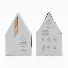 Load image into Gallery viewer, Packaging of Tsumiki stacking blocks by architect Kengo Kuma made from Japanese cedar.
