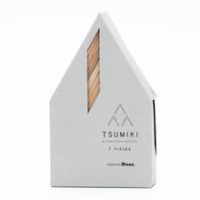 Load image into Gallery viewer, Tsumiki cedar stacking blocks designed by Japanese architect Kengo Kuma in presentation box.
