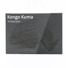Load image into Gallery viewer, Set of 12 postcards featuring architectural sketches of the V&amp;A Dundee building designed by Japanese architect Kengo Kuma.
