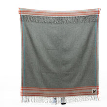Load image into Gallery viewer, Stag &amp; Bruce Marmalade Orange Shepherd&#39;s Plaid Blanket
