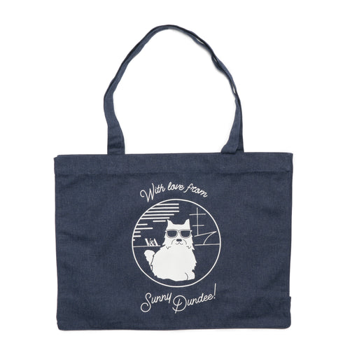 V&A Dundee Dog tote Bag navy